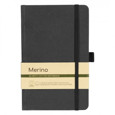 MERINO, notes a5, crni