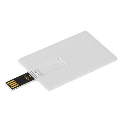 CREDIT CARD, usb flash memorija, beli, 64GB