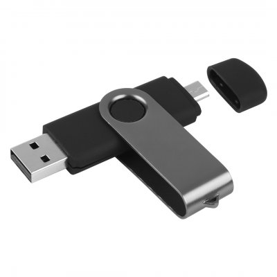 SMART OTG C, usb flash memorija, sivi, 64GB