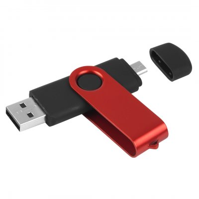 SMART OTG C, usb flash memorija, crveni, 64GB